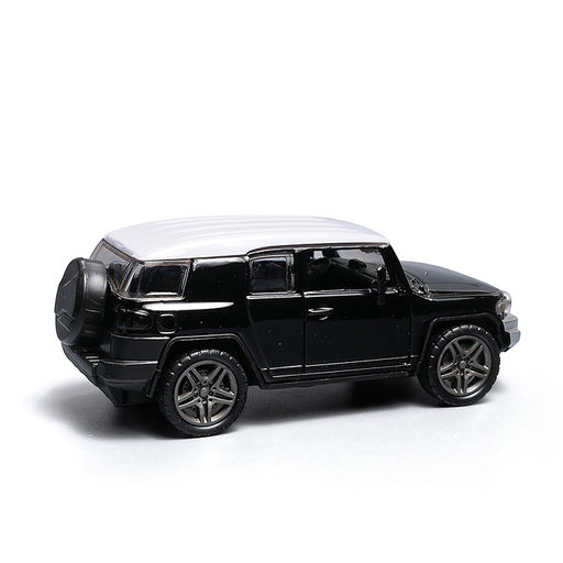 Чёрная с белой крышей инерционная машинка die-cast , 1:32