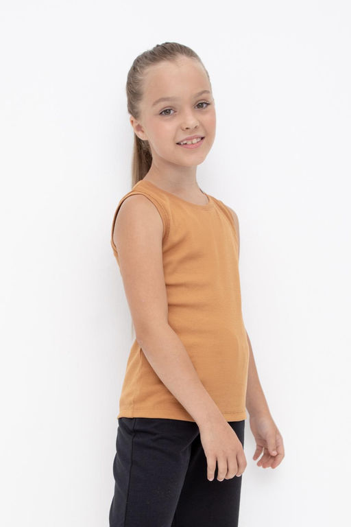 Crockid _ КБ 301698/миндаль майка для дев