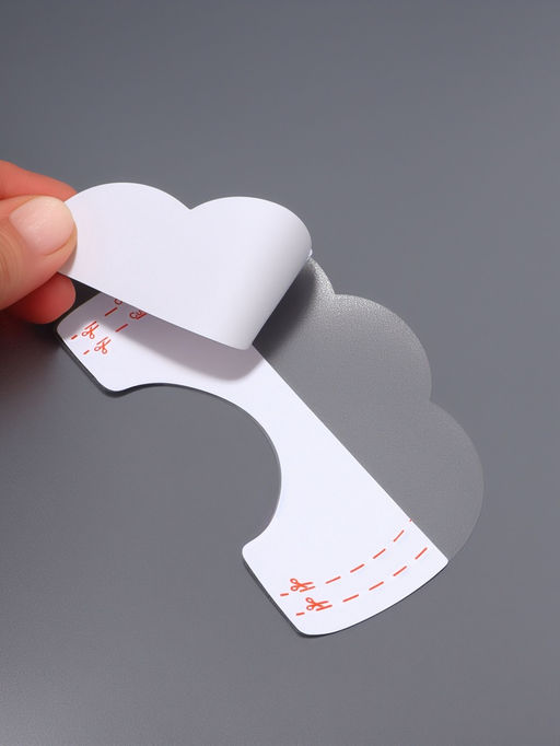 Цена за 2 шт. Тейпы для поддержки груди, набор - 5 пар, на клеевой основе, 12×8 см, белые