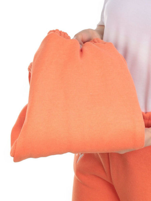 07 ORANGE Брюки спортивные женские на флисе (100% хлопок) 7986