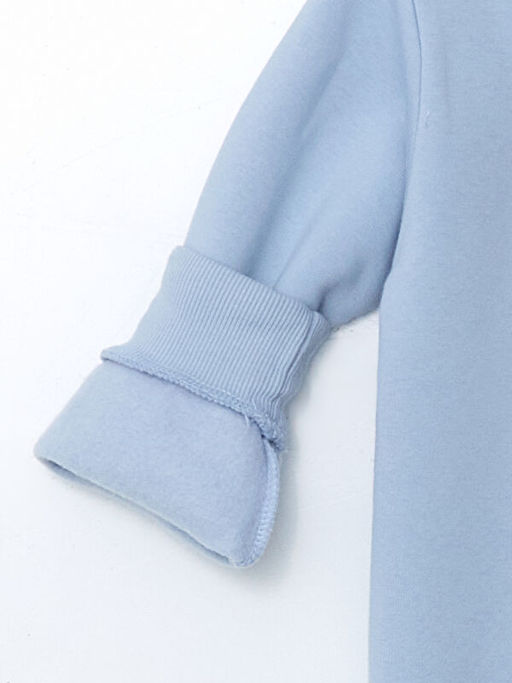 Bisiklet Yaka Bask?l? Erkek ?ocuk Sweatshirt - Waikiki фото 3