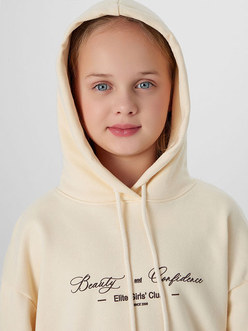 Худи для девочек бежевое - Mark formelle фото 4