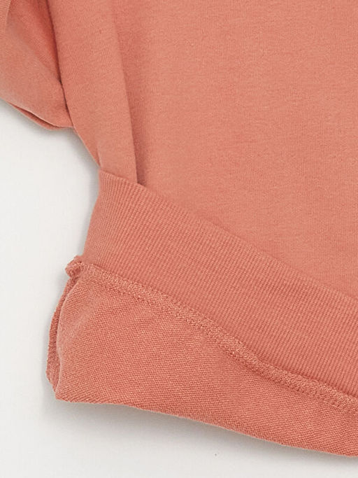 Bisiklet Yaka Bask?l? Uzun Kollu K?z ?ocuk Sweatshirt - Waikiki фото 3