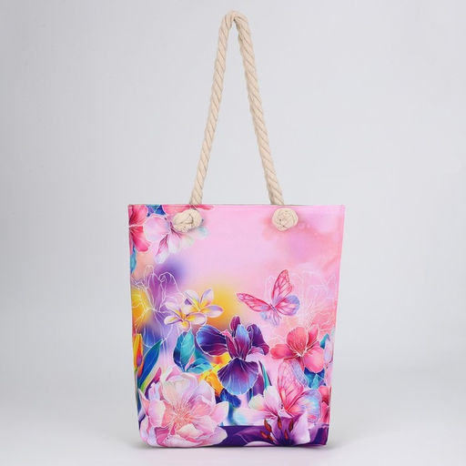 Сумка женская пляжная Цветы, 35?40 см - Nazamok фото 3