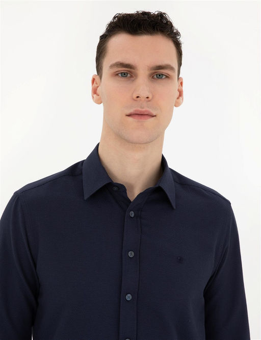 Lacivert Slim Fit Arm_rl_ Uzun Kollu G_mlek - Pierre cardin фото 2