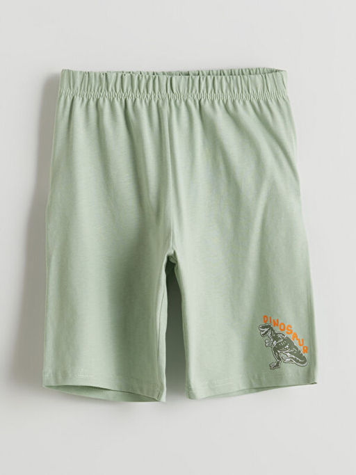 Beli Lastikli Erkek ?ocuk Pijama ?ort 2li