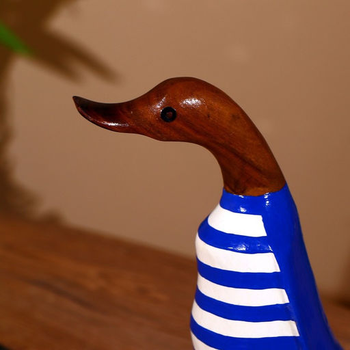 Сувенир «Утка в тельняшке», 25 см, дерево