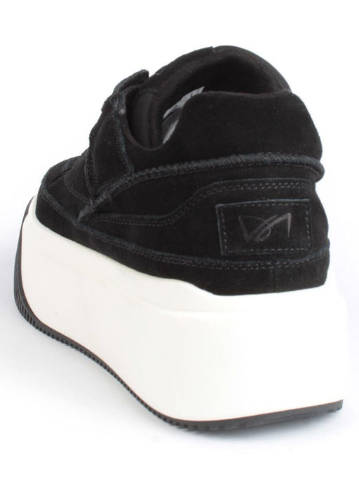 05-A501-1 BLACK Кроссовки женские (натуральная замша)