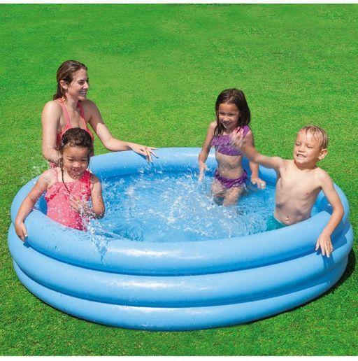 Бассейн с мягкими бортиками 168х41 см Синий кристалл, от 2-х лет INTEX  фото 2