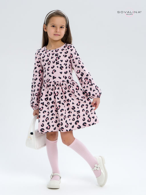 Платье Моана нежный леопард - Sovalina фото 4