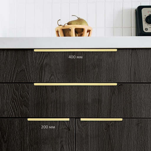 Ручка CAPPIO RT001AU, L=400 мм, м/о 256 мм, цвет сатиновое золото