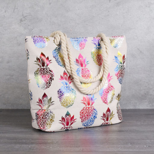 Сумка пляжная на молнии 45х32х14 см / BB24 /уп 1/микс - ГалеонТрейд фото 2