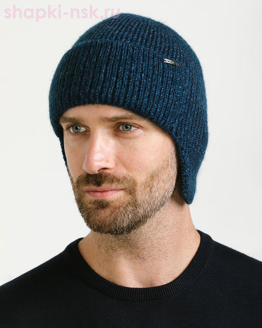 236 T Ушанка мужская флис (56-58)