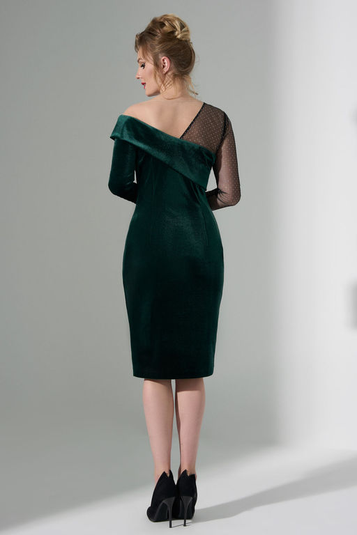 Платье Euro Moda 486 зеленый