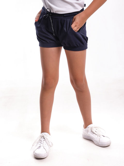 Шорты для девочки UD 1729 джинс - Mini maxi фото 3