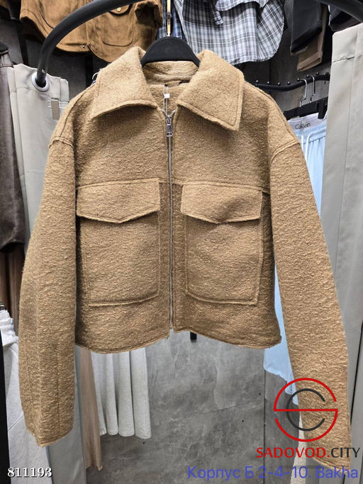 Укороченная куртка с накладными карманами - Bruno фото 3