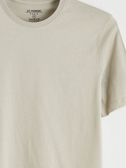 Bisiklet Yaka Penye Erkek Ti??rt