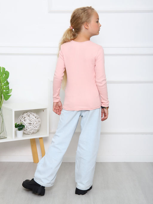 ДЖ056 Джемпер Школа (пудровый) - Милаша фото 6