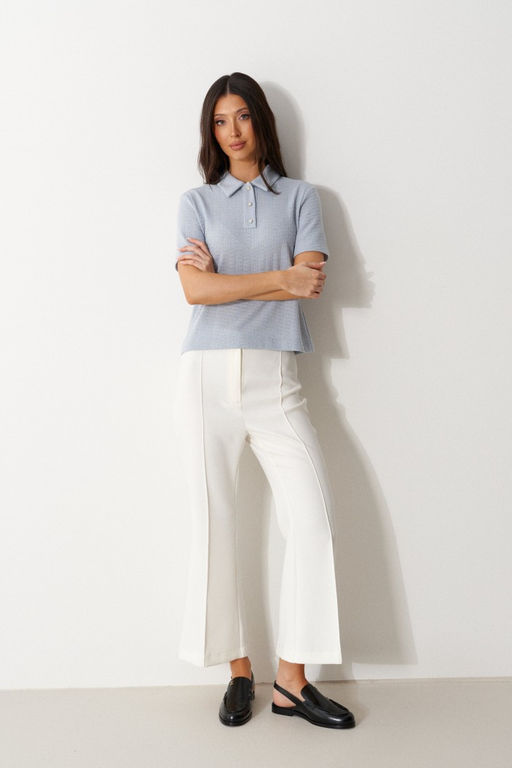 Джемпер-поло Annete А2282/2 голубой  фото 6