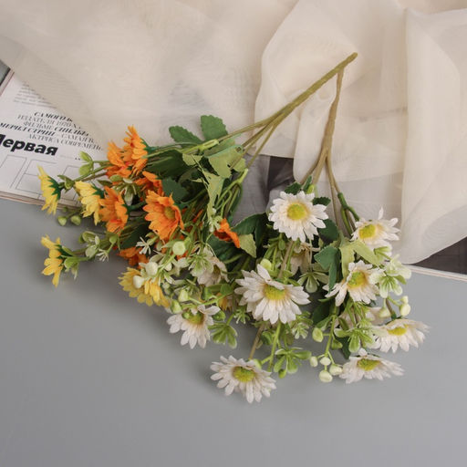 Цена за 2 шт. Букет искусственный Хризантема селебрейт, 30 см, МИКС - Simaland фото 4