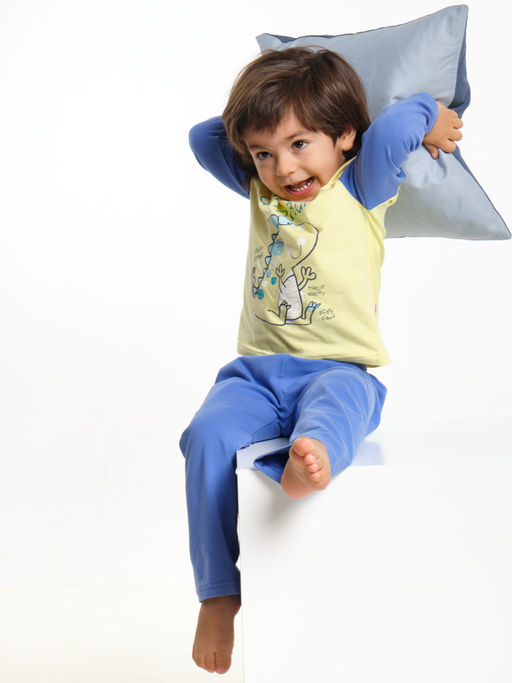 Пижама UD 1057 желтый/голубой