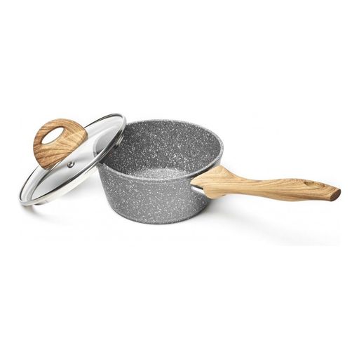 Ковш с крышкой Walmer Stonehenge, 1.3 л, цвет серый  фото 2