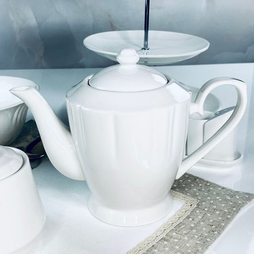 118-143 Чайник заварочный 1200мл RESTO в под.уп.(х8)Фарфор - Lenardi фото 3