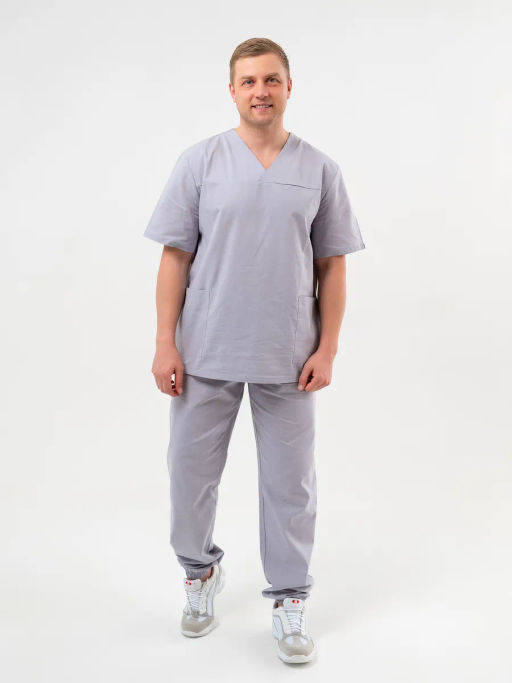 Костюм мужской Хлопок Серый М-22КМ MODAMICA