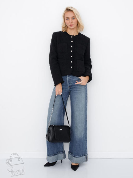 Сумка женская 2107-3S black Velina Fabbaino-Safenta в Новосибирске