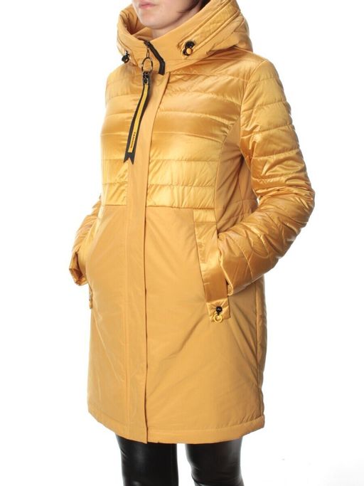 BM-807 YELLOW Куртка демисезонная женская АЛИСА (100 гр. синтепон) - Фабричный китай фото 3