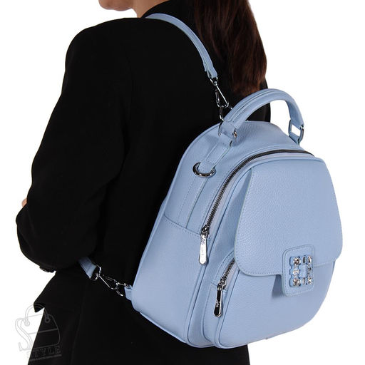 Рюкзак женский 69142 blue Velina Fabbiano-Safenta/30  в Новосибирске