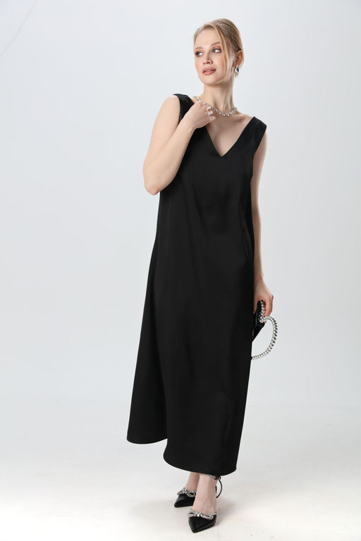 Платье NIKVA н1014-2 черный  фото 7