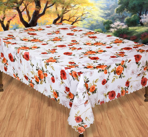 Арт. 1035/PB/155, ТЕРРАКОТОВЫЕ РОЗЫ, тефлоновая пропитка, ГОТОВЫЕ ШТОРЫ, ширина от 150 см x высота 270 см (на шторной ленте)