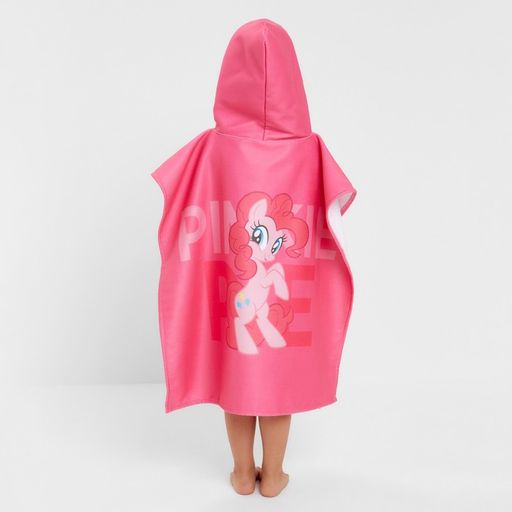 Полотенце-пончо детское махровое My Little Pony Пинки Пай 60х120 см, 50% хл., 50% полиэстер - Hasbro фото 3
