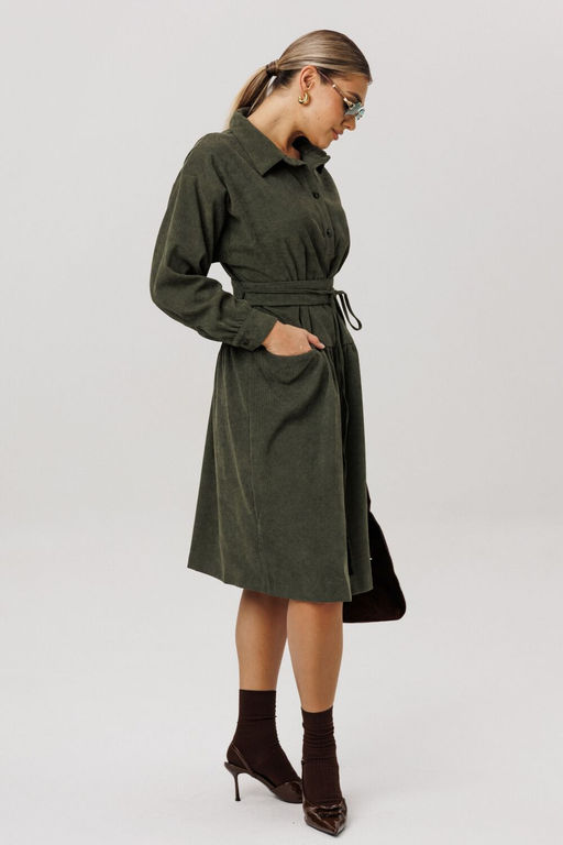 Платье ANELLI 1730 папоротник  фото 2