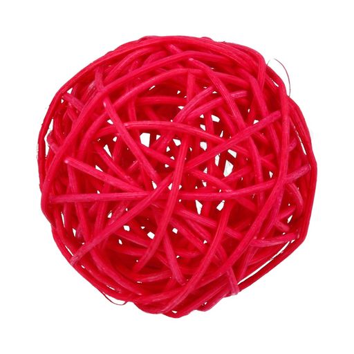 Blumentag BRF-7 Шар декоративный из ротанга d. 7 см 6 шт. №12 красный