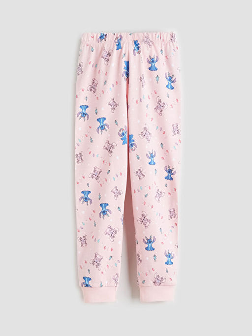 Lilo & Stitch Bask?l? K?z ?ocuk Pijama Tak?m?