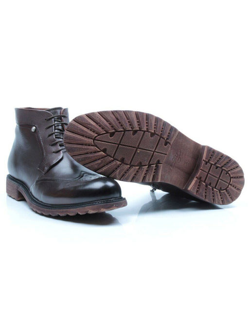 01-H9053-B1-SW5 BROWN Ботинки демисезонные мужские (натуральная кожа) - Фабричный китай фото 15