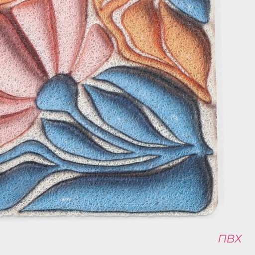 Коврик придверный Доляна, ПВХ, 45×75 см