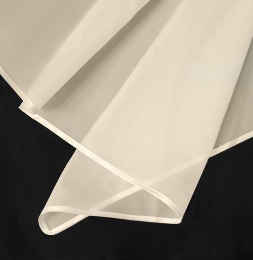 Готовые шторы арт. 0035/Ш, МАРТА, цвет шампань, занавеска, размеры 400 см ширина х 180 см высота из ВУАЛИ, на шторной ленте - Firanka фото 3