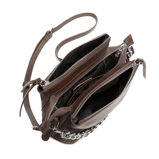 Женская сумка, кожа, MIRONPAN 96001 Коричневый  фото 3