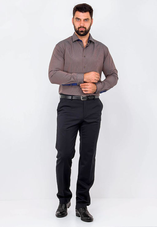 Сорочка мужская длинный рукав GREG 251/139/1033/Z/1p  фото 4