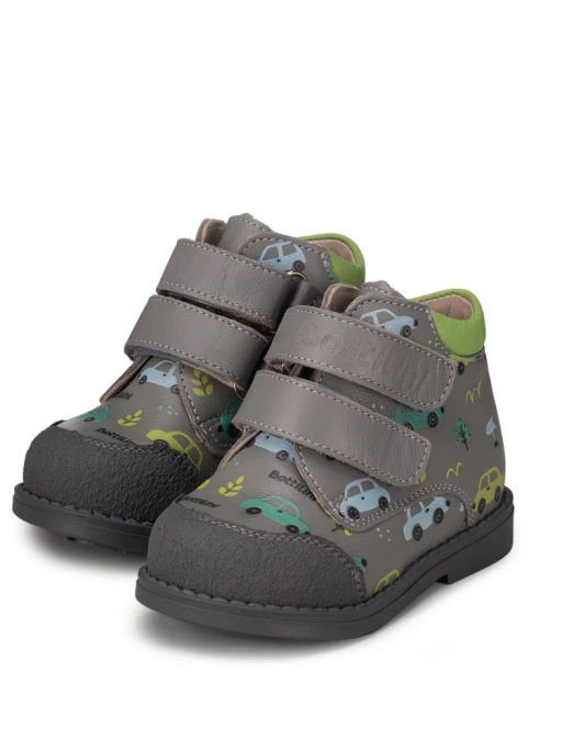 BO-208(70) Ботинки цвет серые машинки - Bottilini фото 3