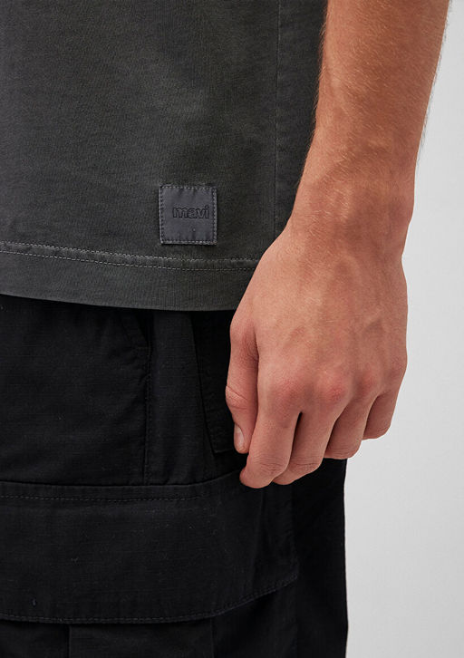 Gri Tisort - Mavi фото 5