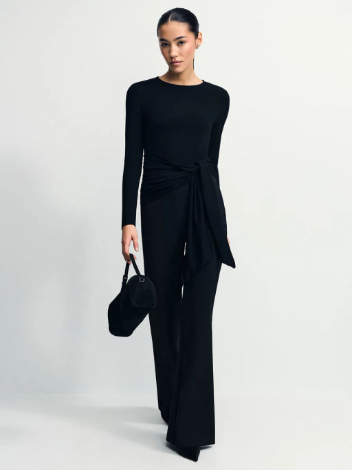 Лонгслив с декоративным узлом / Zarina