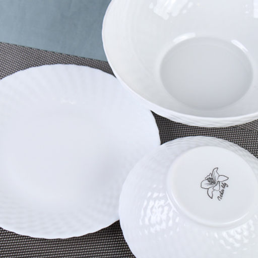 Столовый набор 13 предметов белый фактурный / WV13AT/75685 (WHITE) /уп 4/ С / - Галеонтрейд фото 11