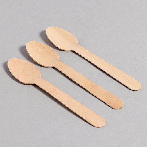 Цена за 4 шт. Ложки деревянные, 14 см, 12 шт