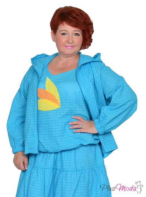 Жакет Модель №1641 размеры 44-84 - Plusmoda фото 4