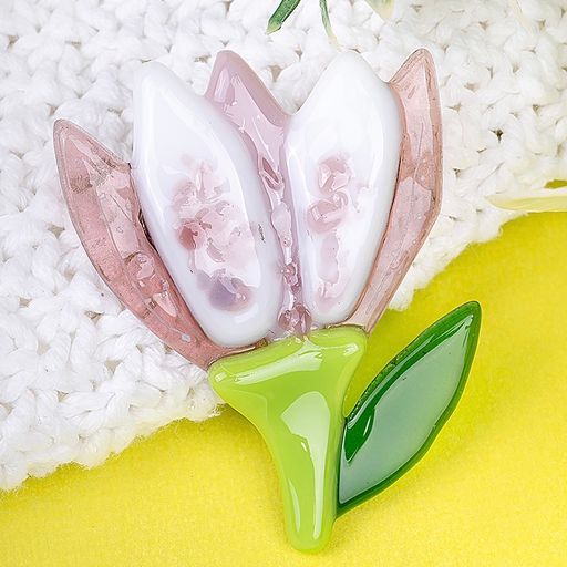 Брошь Магнолия - Стрекоза фото 2