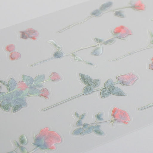 Наклейки пластик Розы набор 6 листов 10х18 см - Simaland фото 5